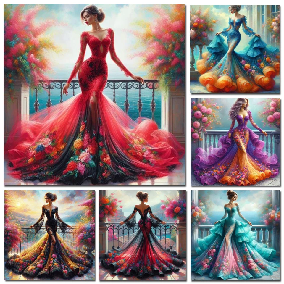 Photo Mosaic Print - Kit de Pintura de Diamantes DIY,
