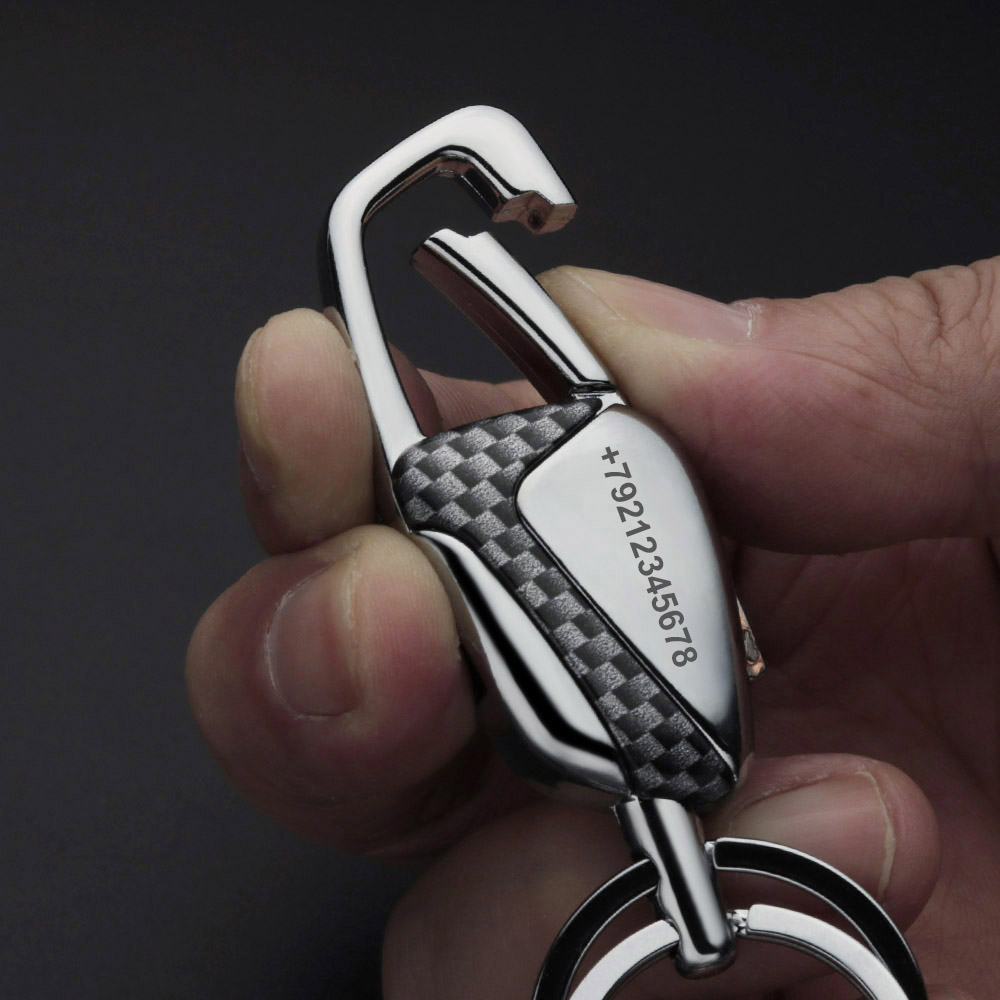 Llavero personalizado con dobl - Initial Ring Custom reseña y precio