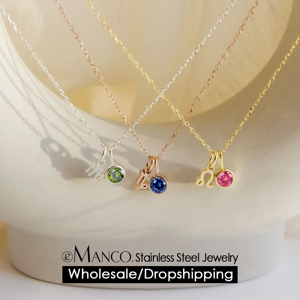 Collar con Colgante Doble de C - Birth Flower Necklace reseña y precio