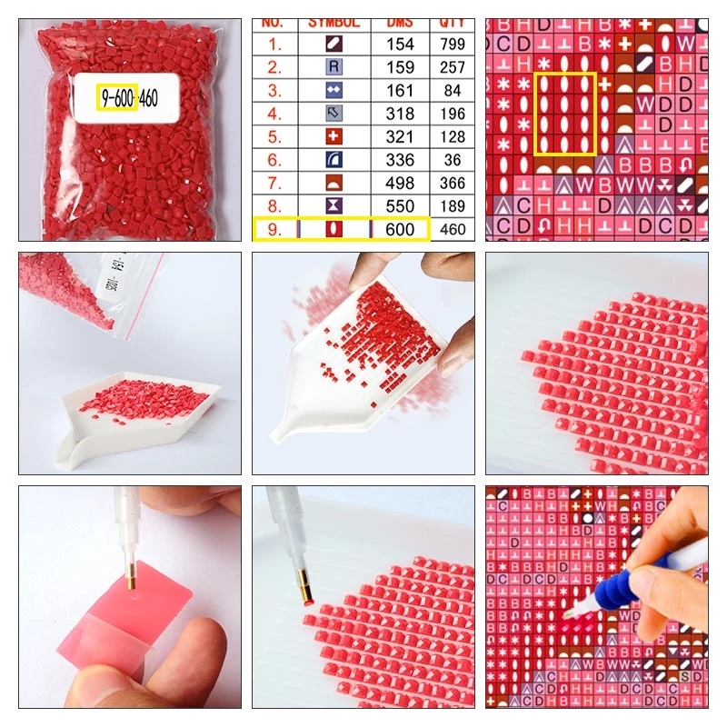 Pintura de bordado de diamante - Photo Mosaic Print reseña y precio