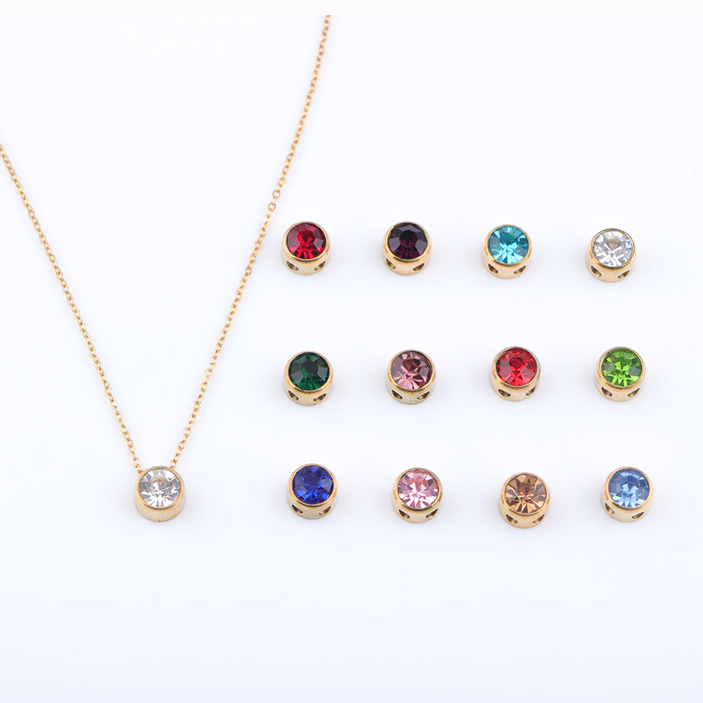 Collares con colgante de 12 pi - Birth Flower Necklace reseña y precio