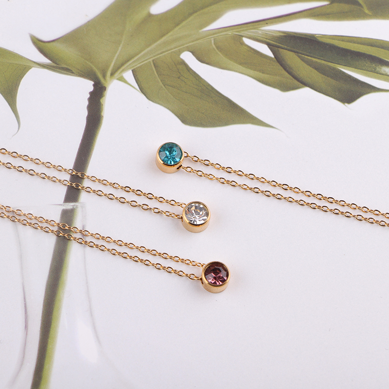 Collares con colgante de 12 pi - Birth Flower Necklace reseña y precio