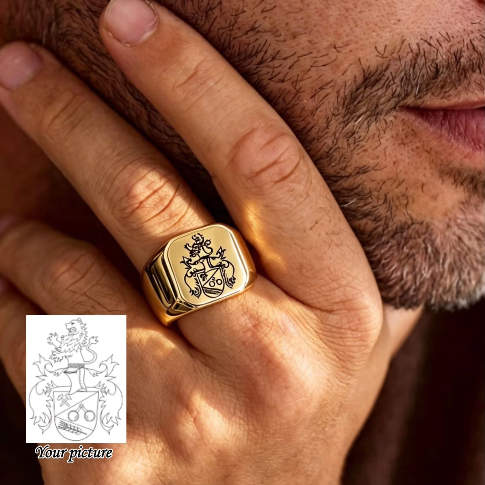 Anillo de Sello Personalizado  - Initial Ring Custom reseña y precio