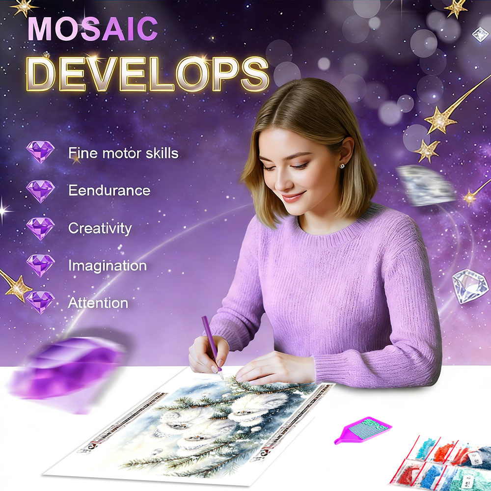 HUACAN Nuevo Pintado de Diaman - Photo Mosaic Print reseña y precio