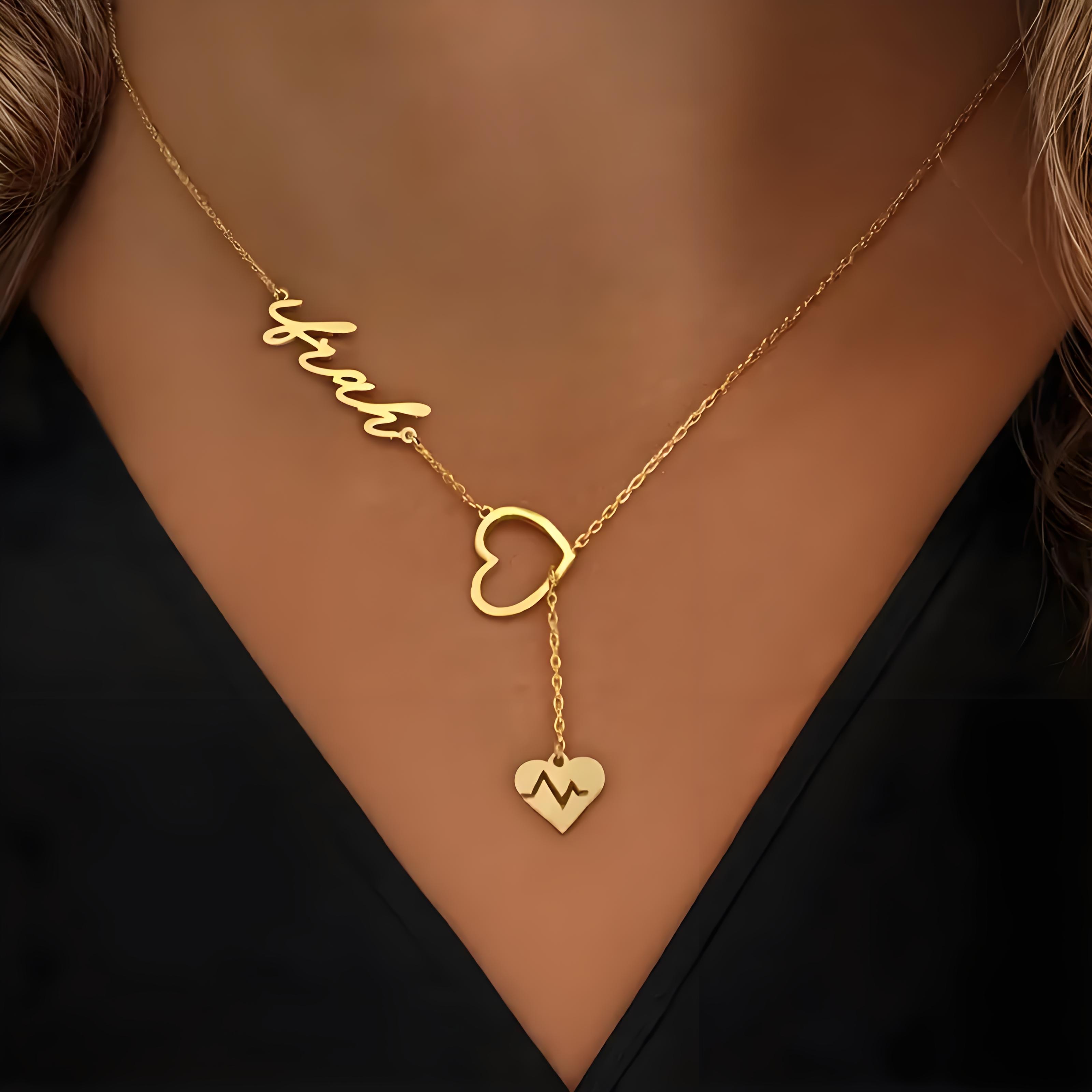 Collar personalizado con nombr - Birth Flower Necklace reseña y precio